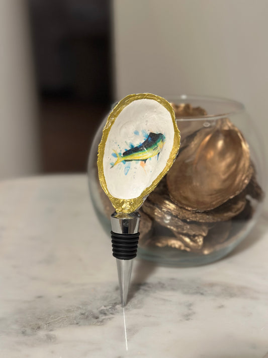 Dorado Derby Oyster Shell Wine Stopper