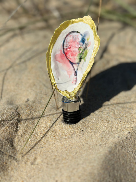 Over-Served Oyster Shell Wine Stopper