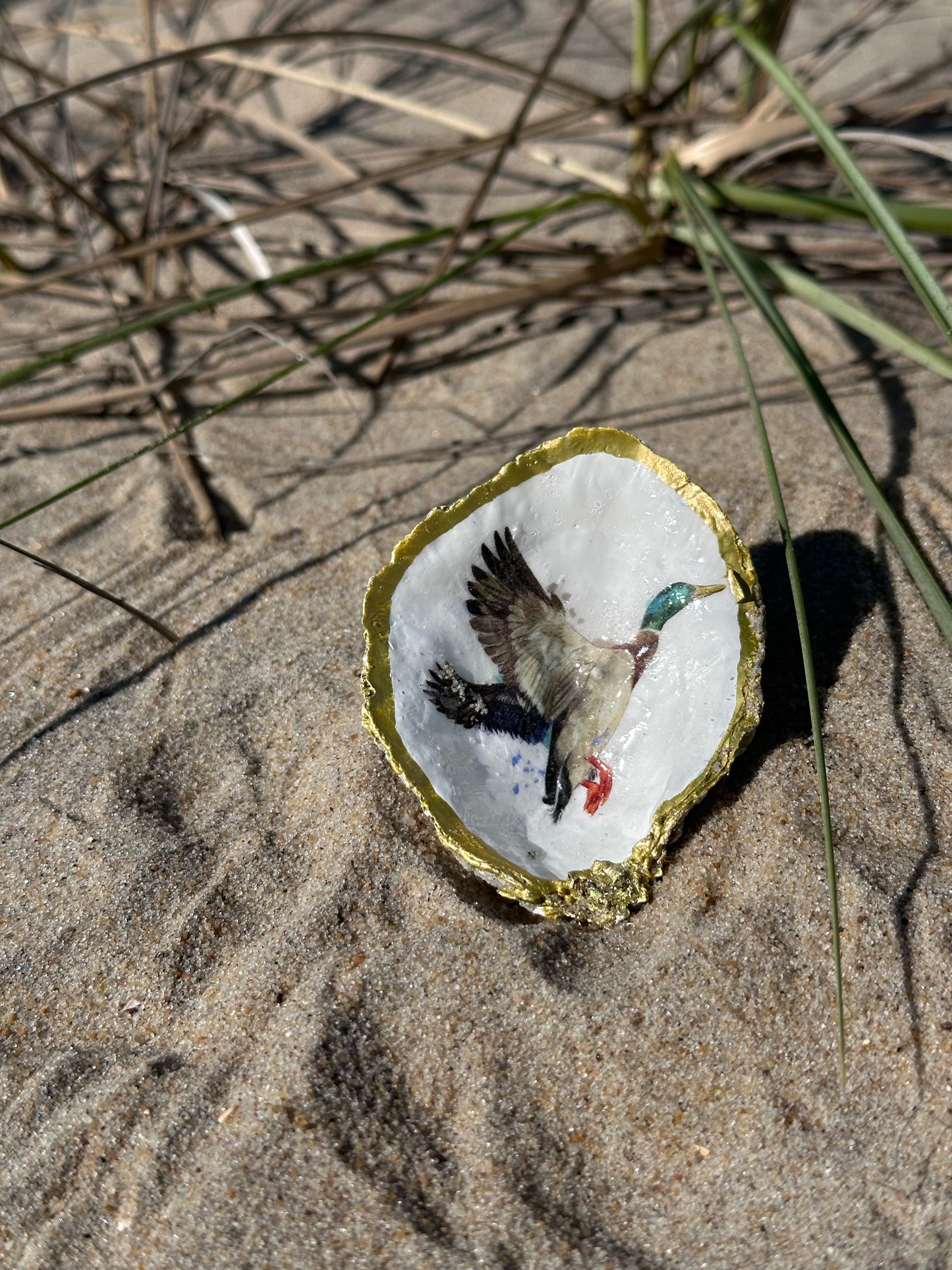 Duck Duck POW Oyster Shell Wine Stopper